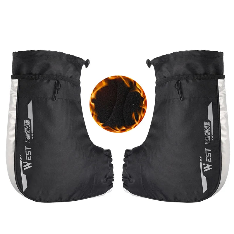 Windproof Thermal Bike Handlebar Mittens
