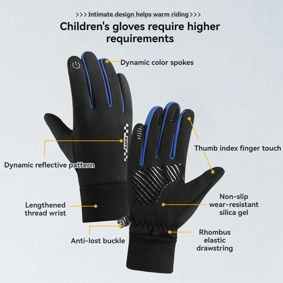 Pingu Kids Winter Cycling Gloves