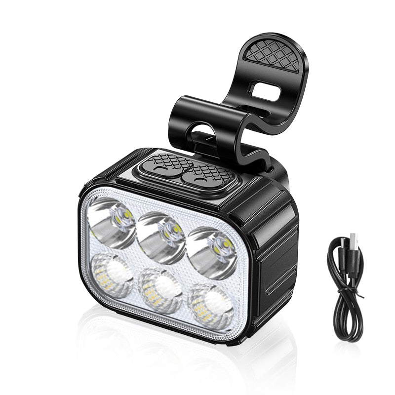Q6 LED Bicycle Front Rear Lights