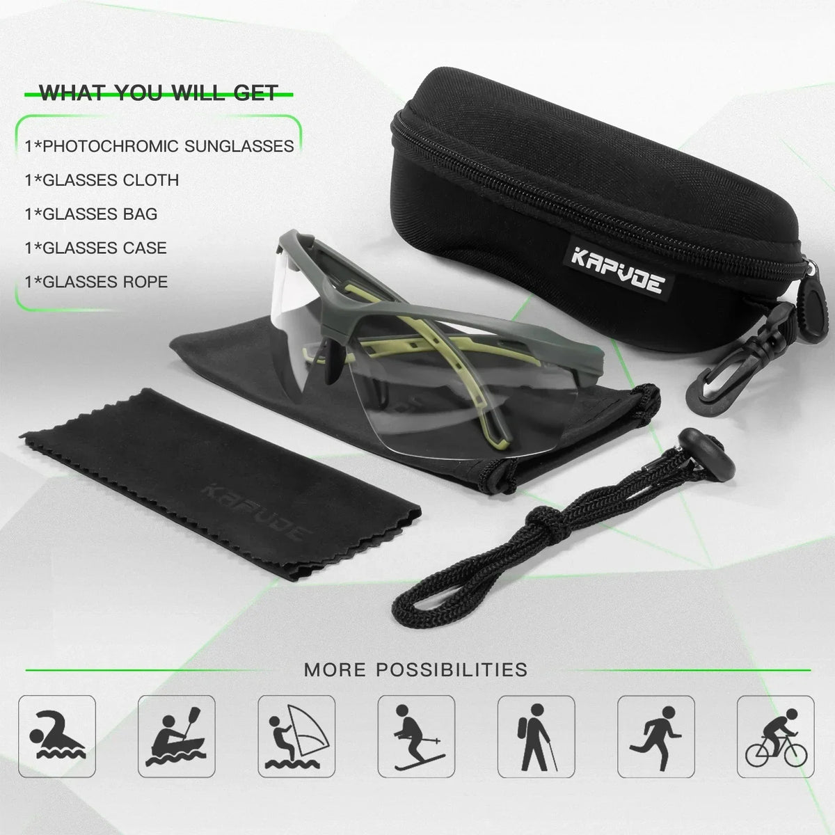 Equinox Photochromic Sunglasses