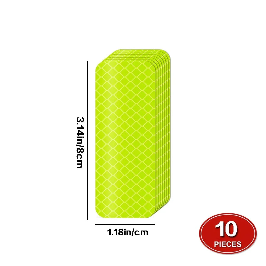 Safety Reflective Stickers (10 pcs)