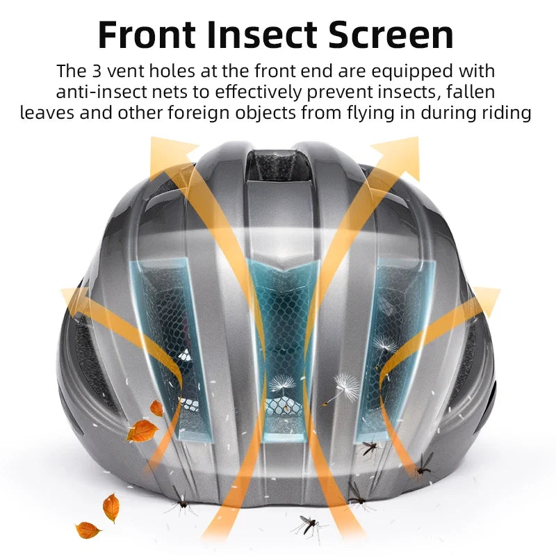 Sentinel Bike Helmet with Rear Light