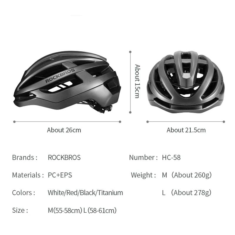 ROCKBROS Ultralight Integrally-molded Cycling Helmet