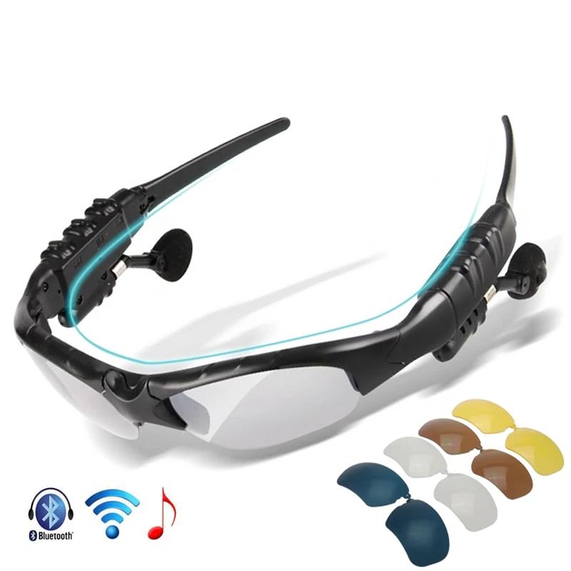 Bluetooth 5.0 Cycling Glasses With 5 Lenses
