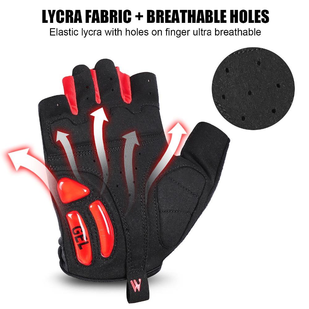 WEST BIKING Gel Padded Non-slip Cycling Gloves