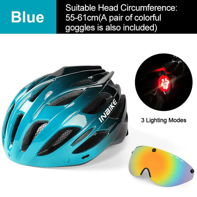 INBIKE Light Bicycle Helmet with Taillight
