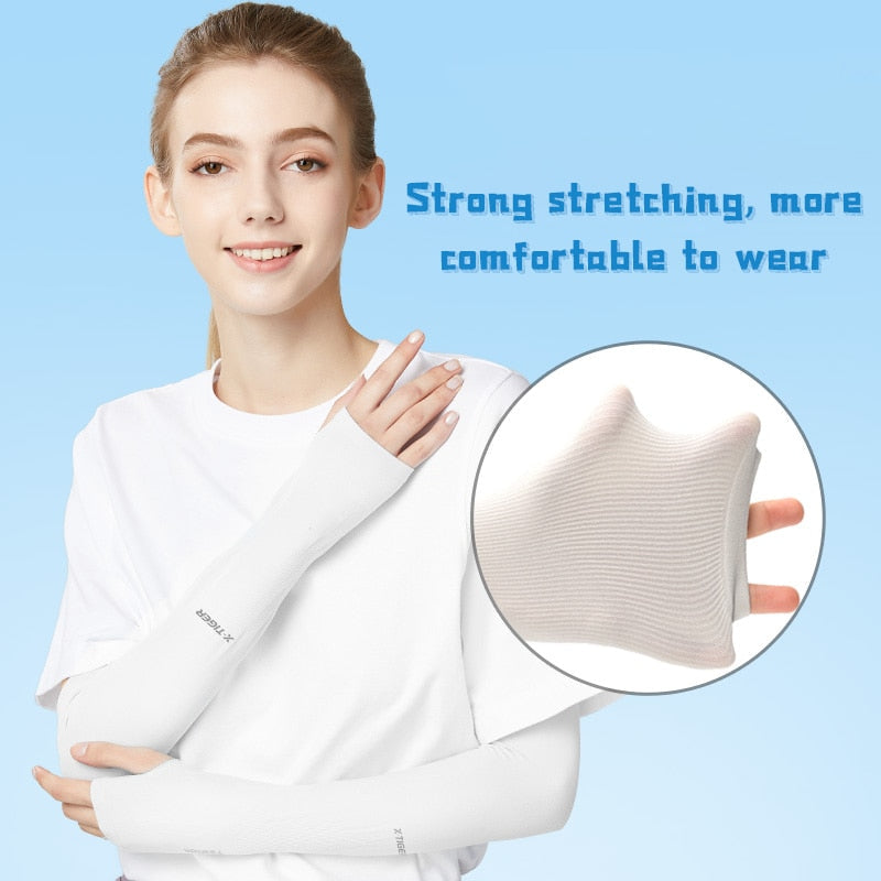 UV Sun Protection Ice Fabric Arm Sleeves
