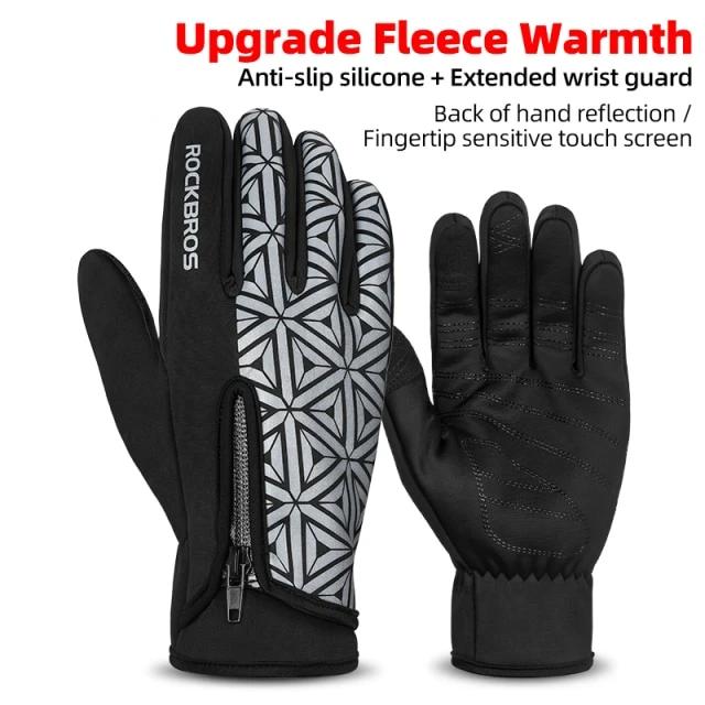 Rocker Fleece Winter Touch Screen Gloves