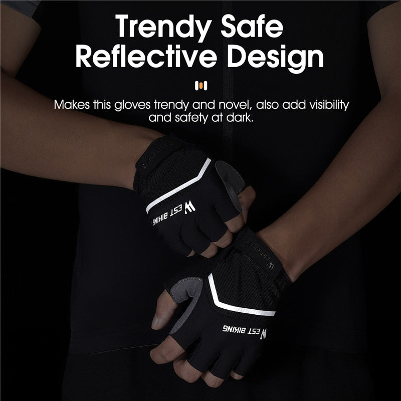 WB Half Finger Shockproof Cycling Gloves