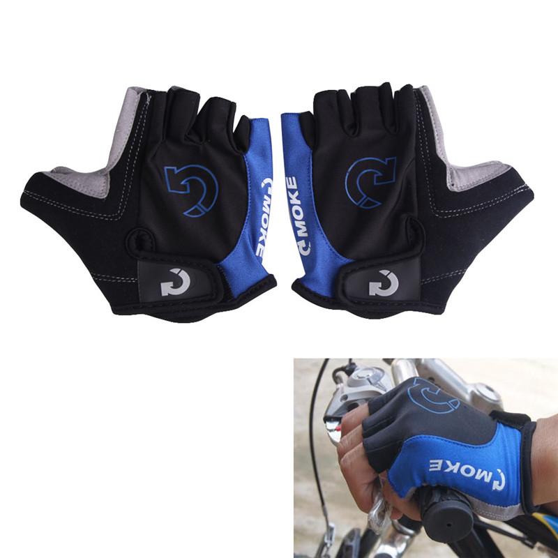 MOKE Gel Pad Half Finger Cycling Gloves