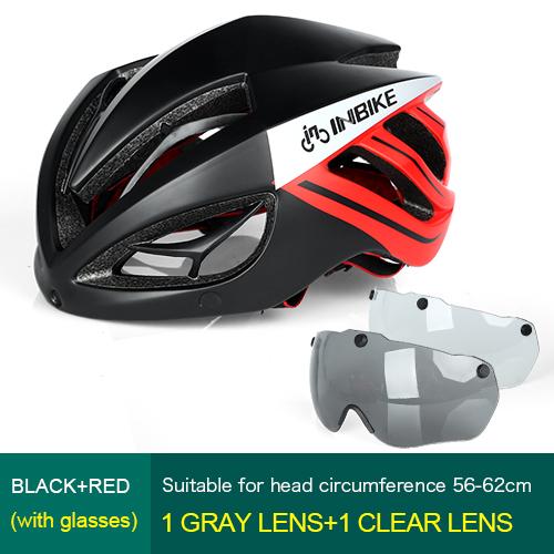 INBIKE Mountain Road Bike Cycling Safe Helmet with Magnetic Goggles