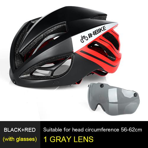 INBIKE Mountain Road Bike Cycling Safe Helmet with Magnetic Goggles