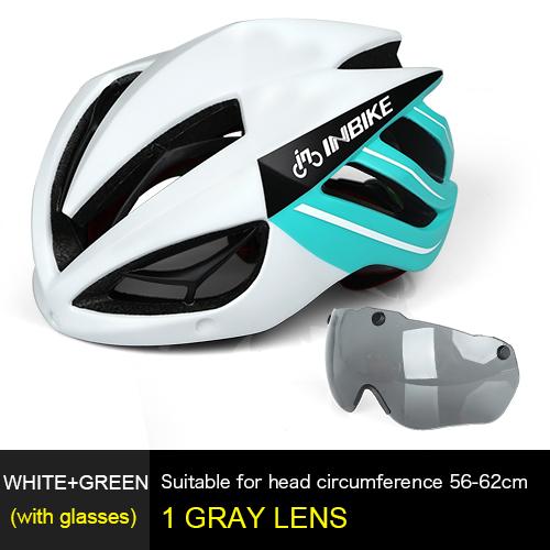 INBIKE Mountain Road Bike Cycling Safe Helmet with Magnetic Goggles