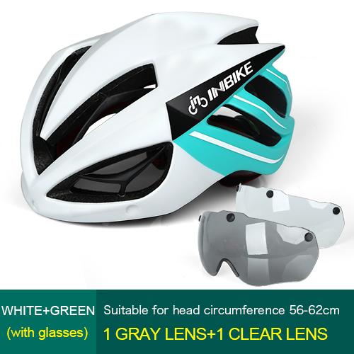 INBIKE Mountain Road Bike Cycling Safe Helmet with Magnetic Goggles