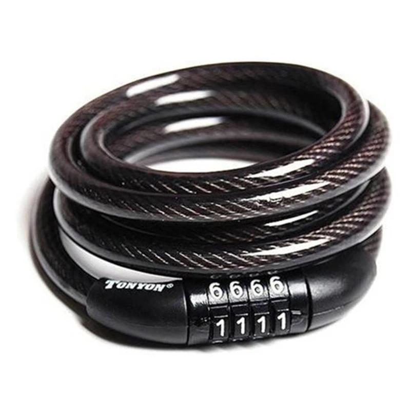 WEST BIKING Coded Bicycle Cable Lock