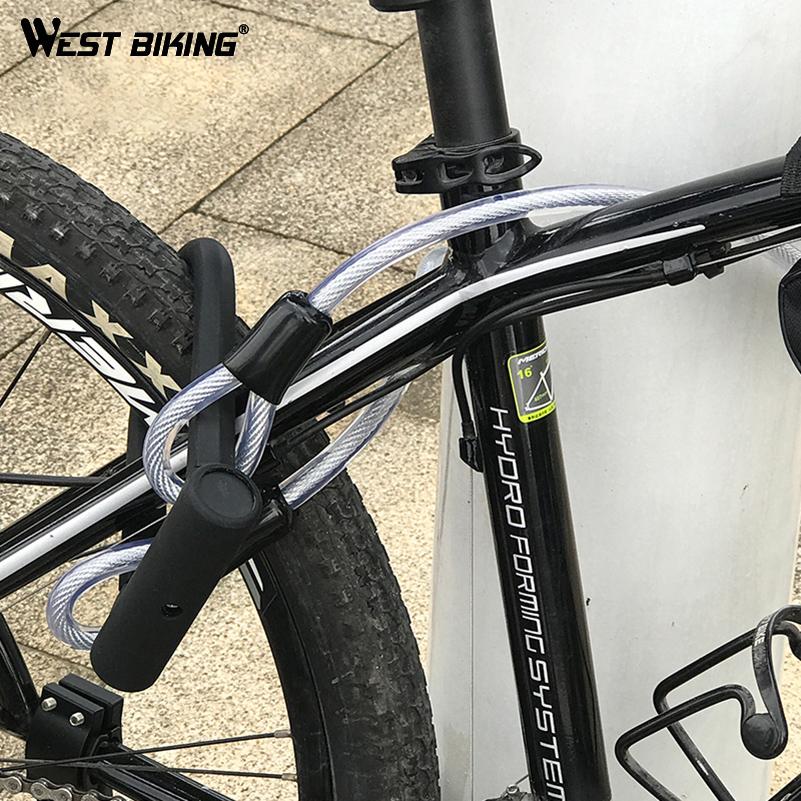 WEST BIKING Safe Anti-Theft Bicycle U-Lock