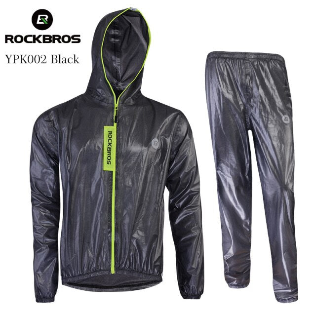 ROCKBROS Waterproof Cycling Raincoat Suit