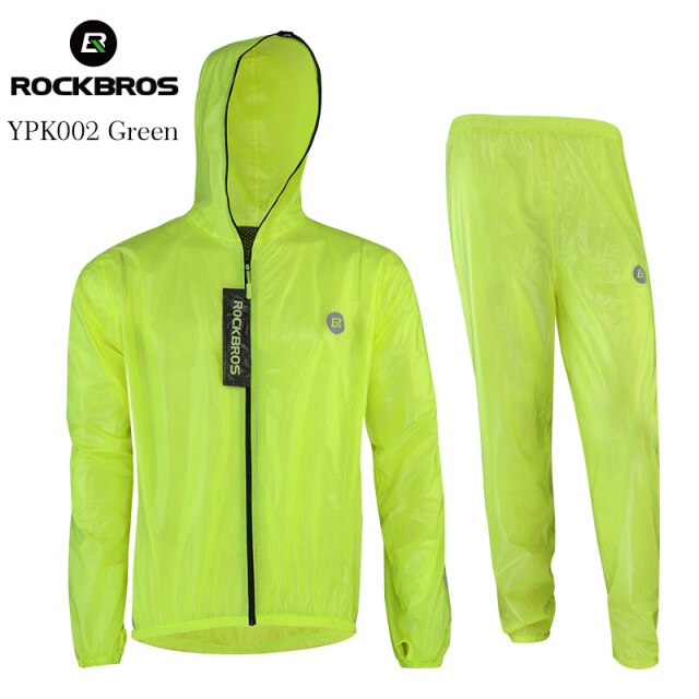 ROCKBROS Waterproof Cycling Raincoat Suit