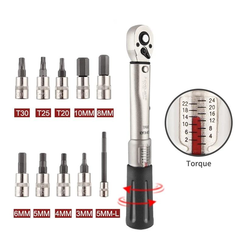10 in 1 Torque Wrench Set