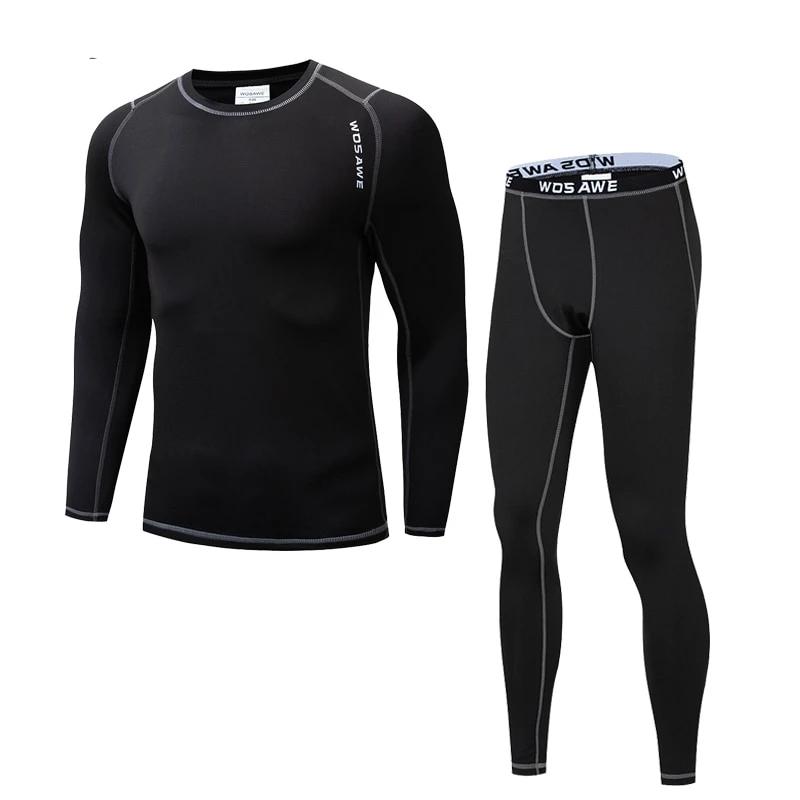 WOSAWE Thermal Fleece Underwear Set
